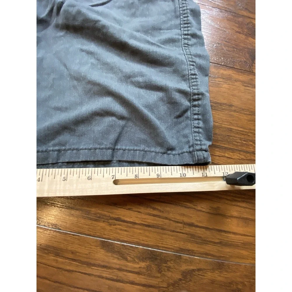 Ocean Pacific OP Mens 36 Heather‎ Charcoal Grey Utility Flat Front Shorts